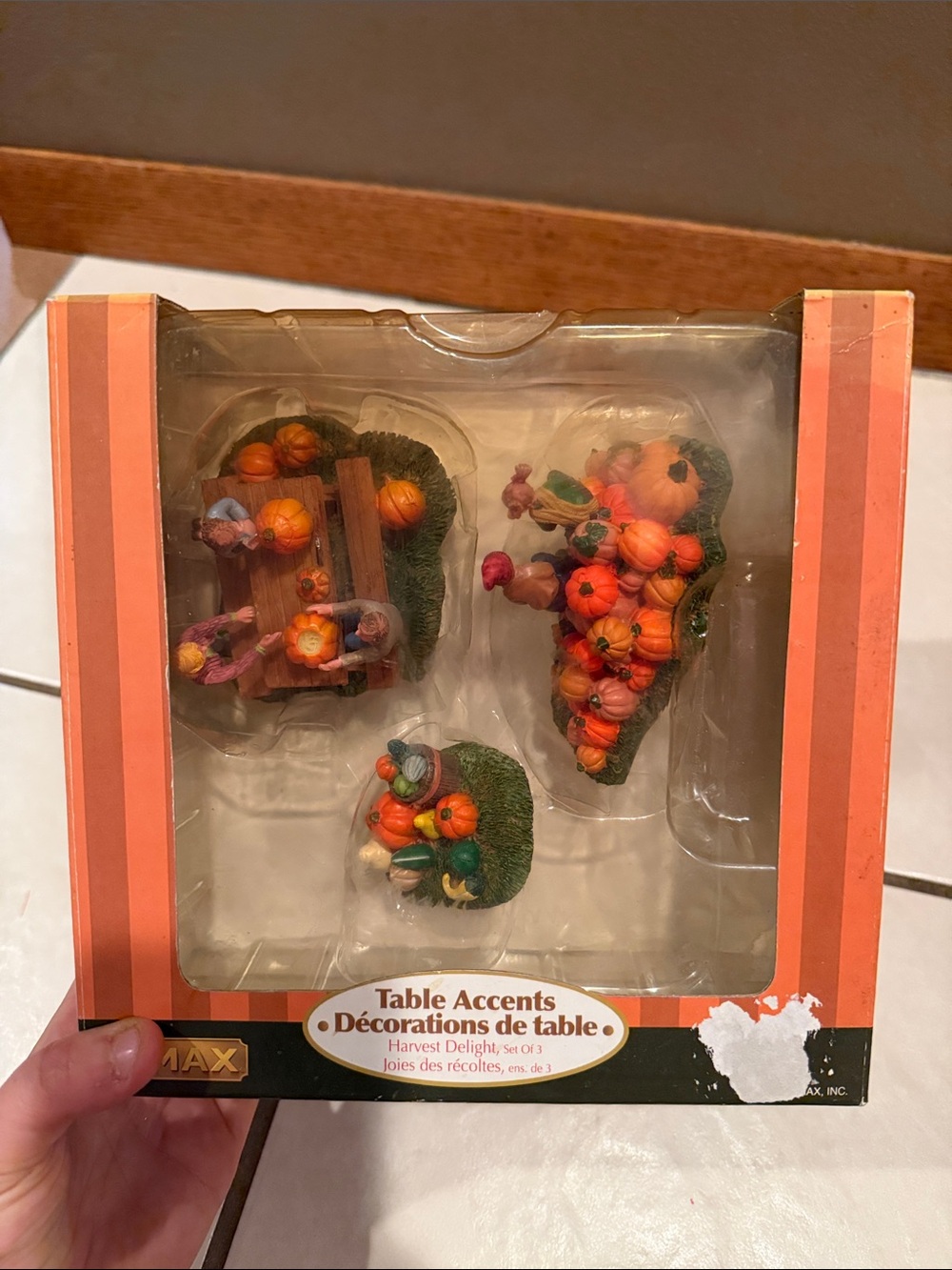 Lemax:  Harvest Delight, set of 3, Harvest Accessory, Harvest Decor, Holiday
